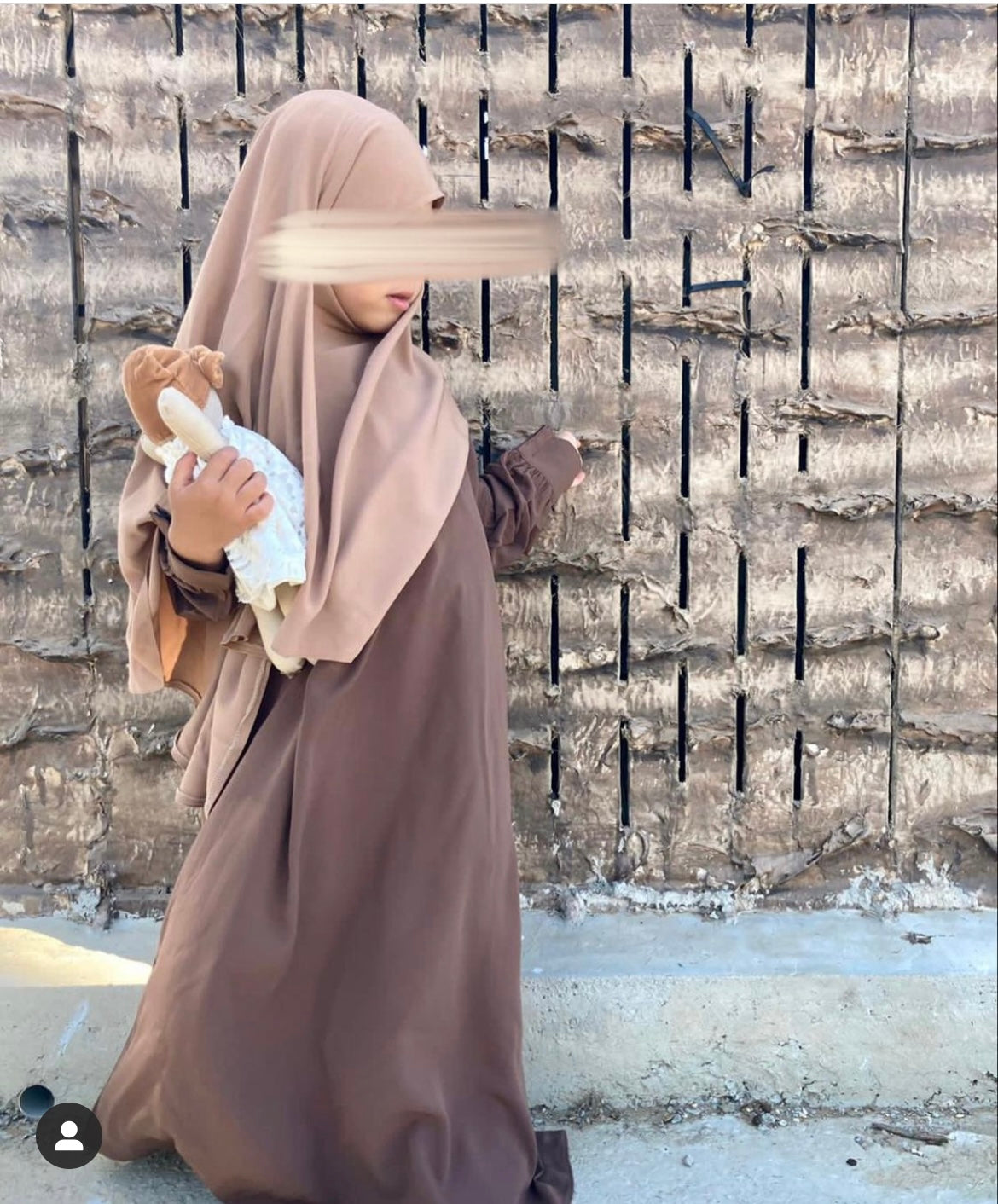 Abaya Mini Bint.a (WhoolPeach) - OUMMI ABI MOI