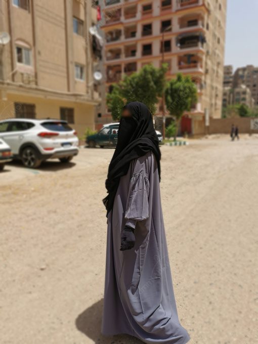 Abaya à Manches OUMMI ABI MOI (Whool Peach)