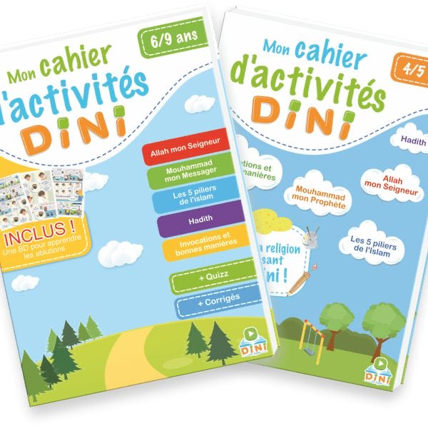 Mon Cahier d'Activités Dini 4-5 ans