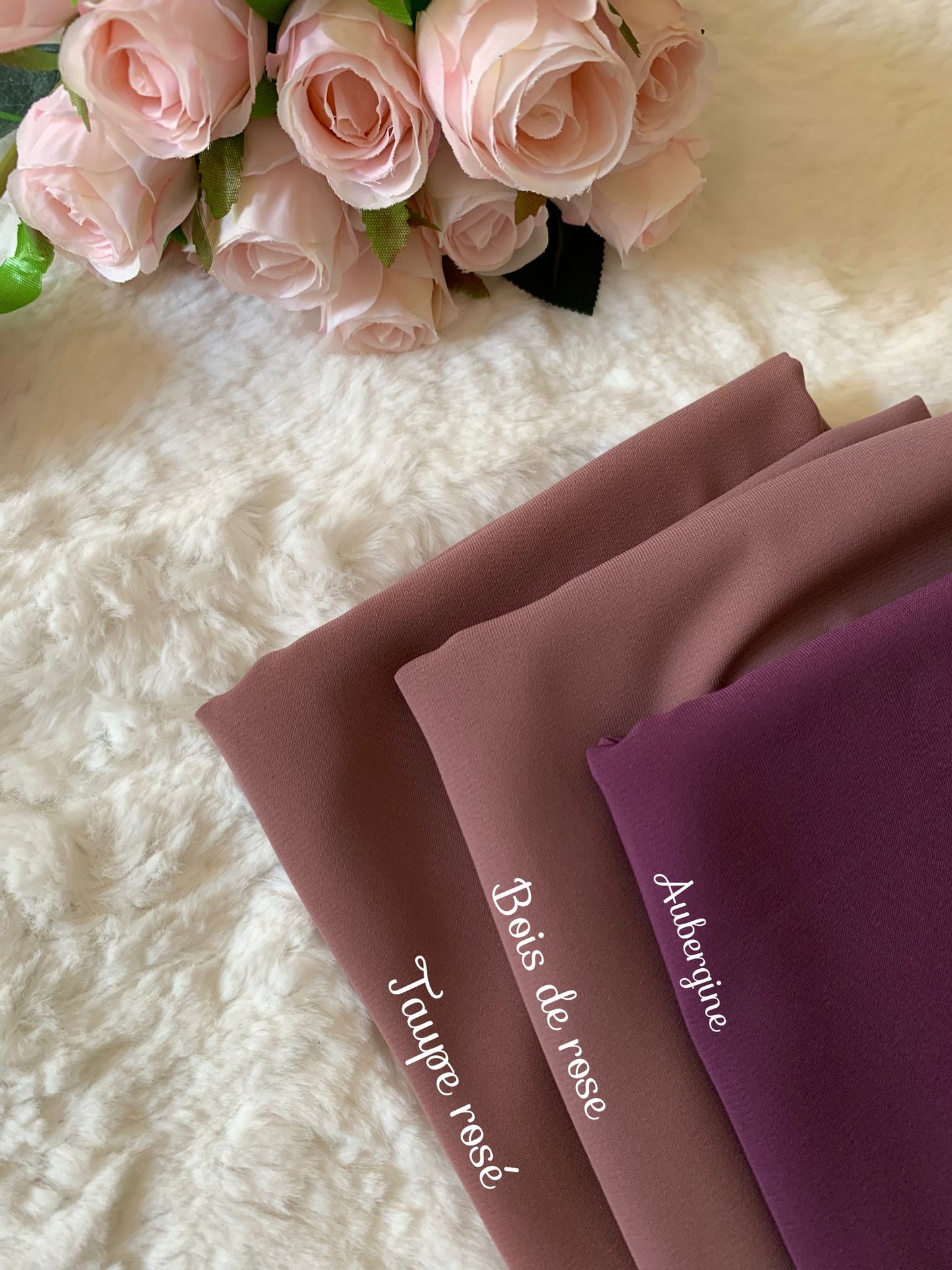 Hijab Soie de Medine - Tons Rosés