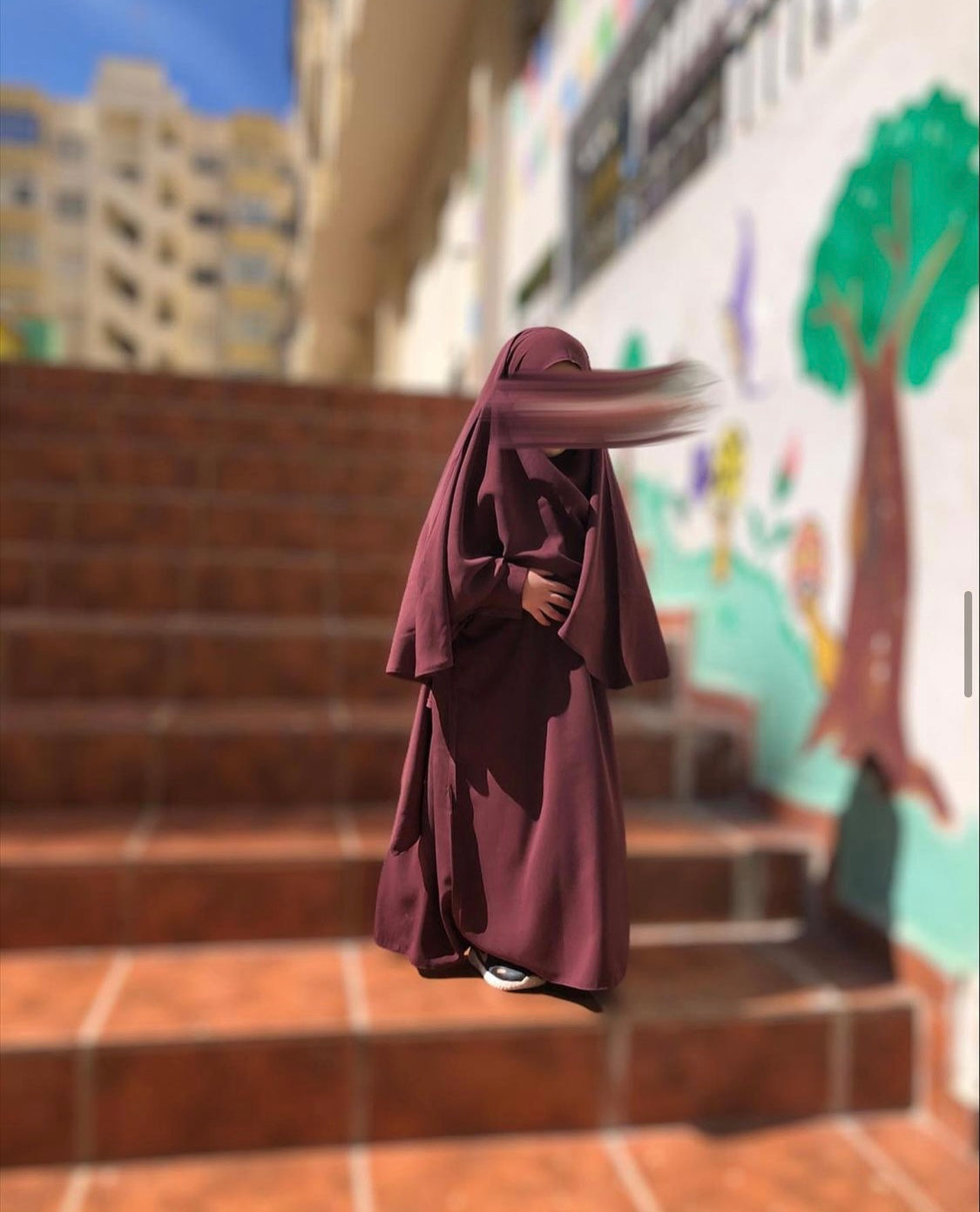 Abaya Mini Bint.a (WhoolPeach) - OUMMI ABI MOI