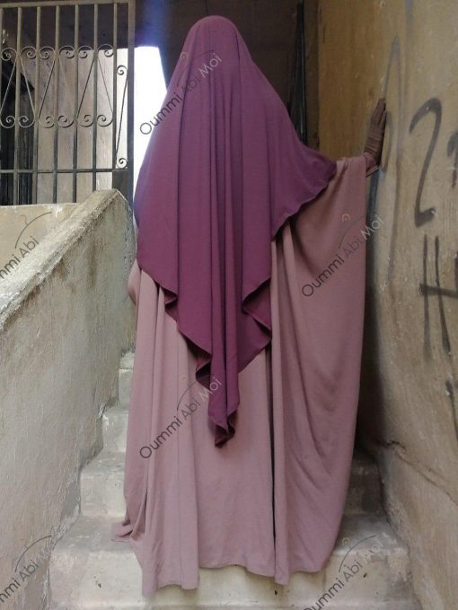 Maxi Khimar Whool Peach OUMMI ABI MOI