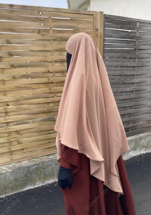 Maxi Khimar Whool Peach OUMMI ABI MOI