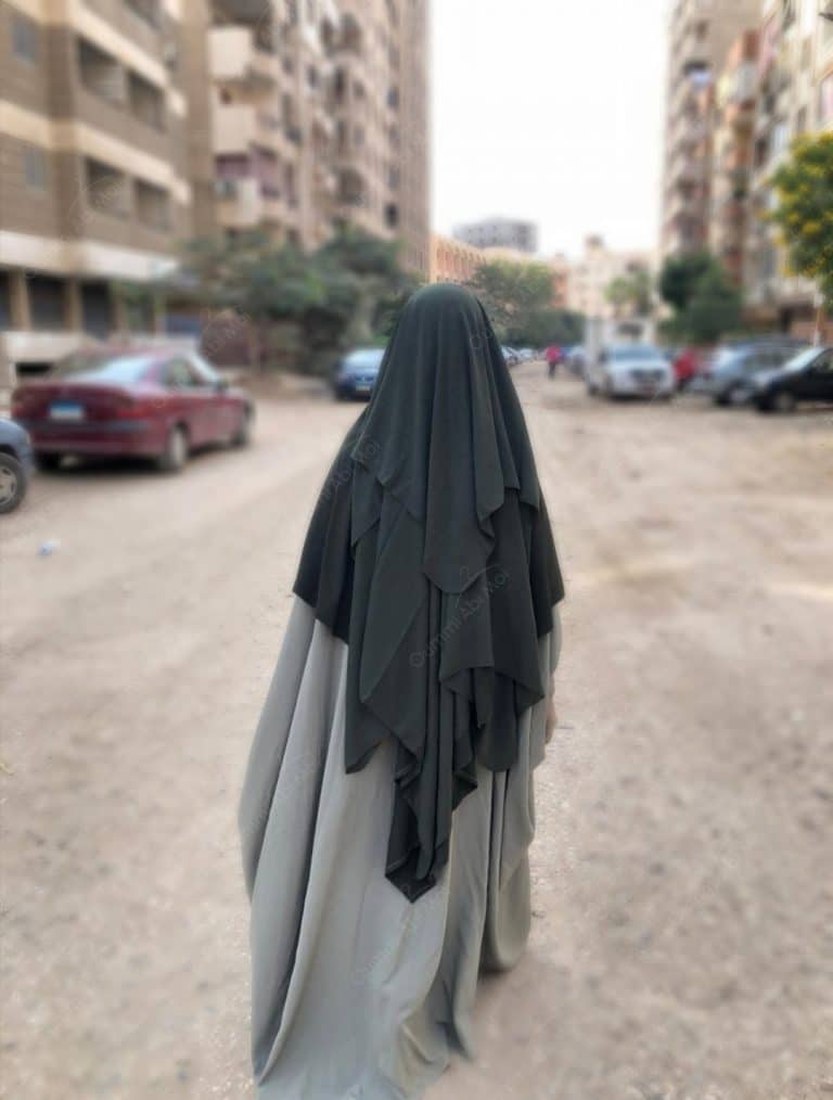 Niqab 3 voiles 1m50 - OUMMI ABI MOI
