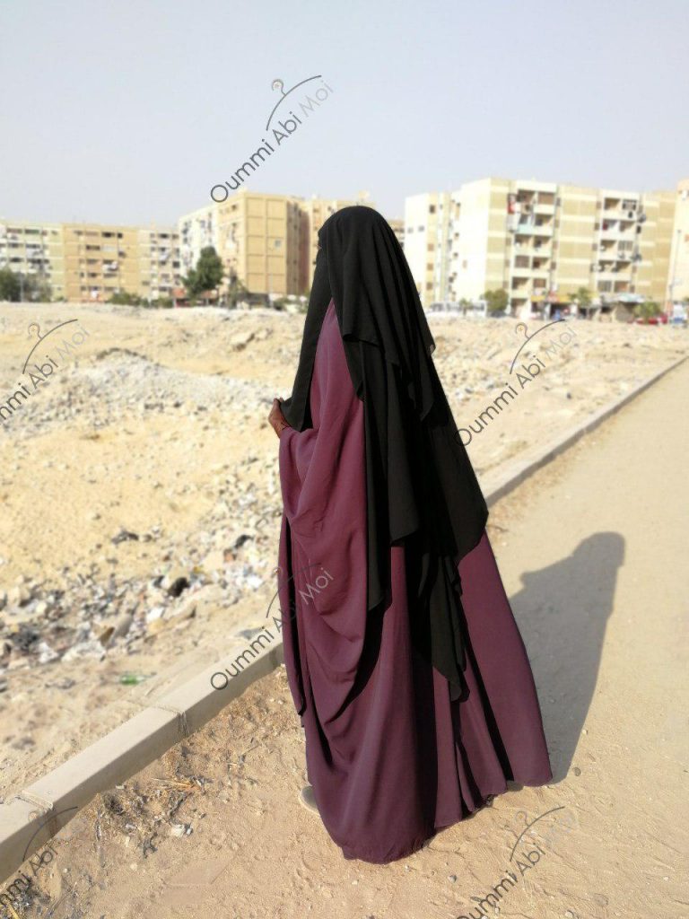Niqab 3 voiles 1m50 - OUMMI ABI MOI