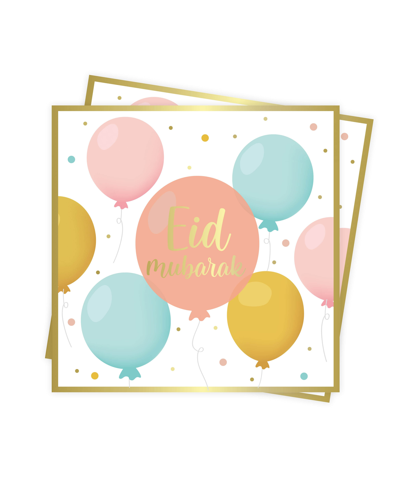 Lot de 10 Serviettes Eïd Moubarak kids