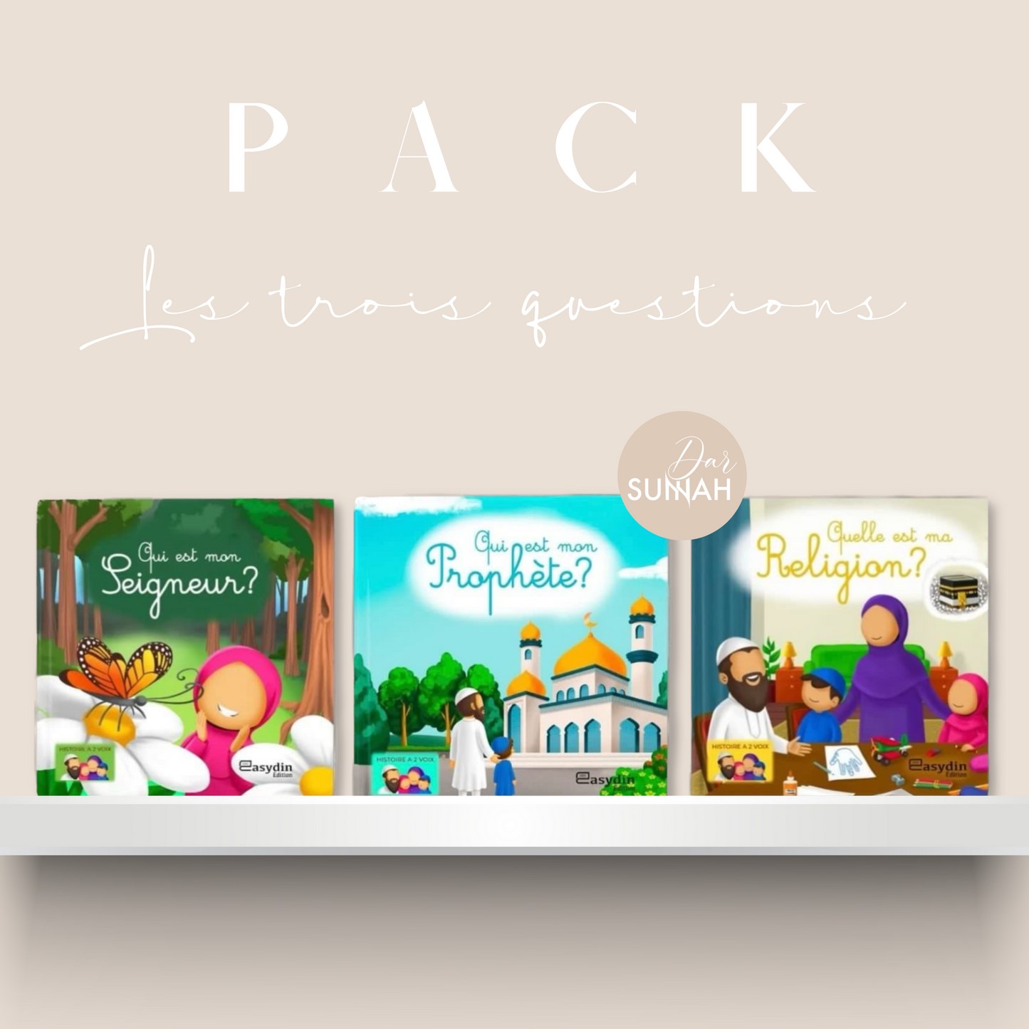 Pack Livres : Les 3 questions - édition easydin