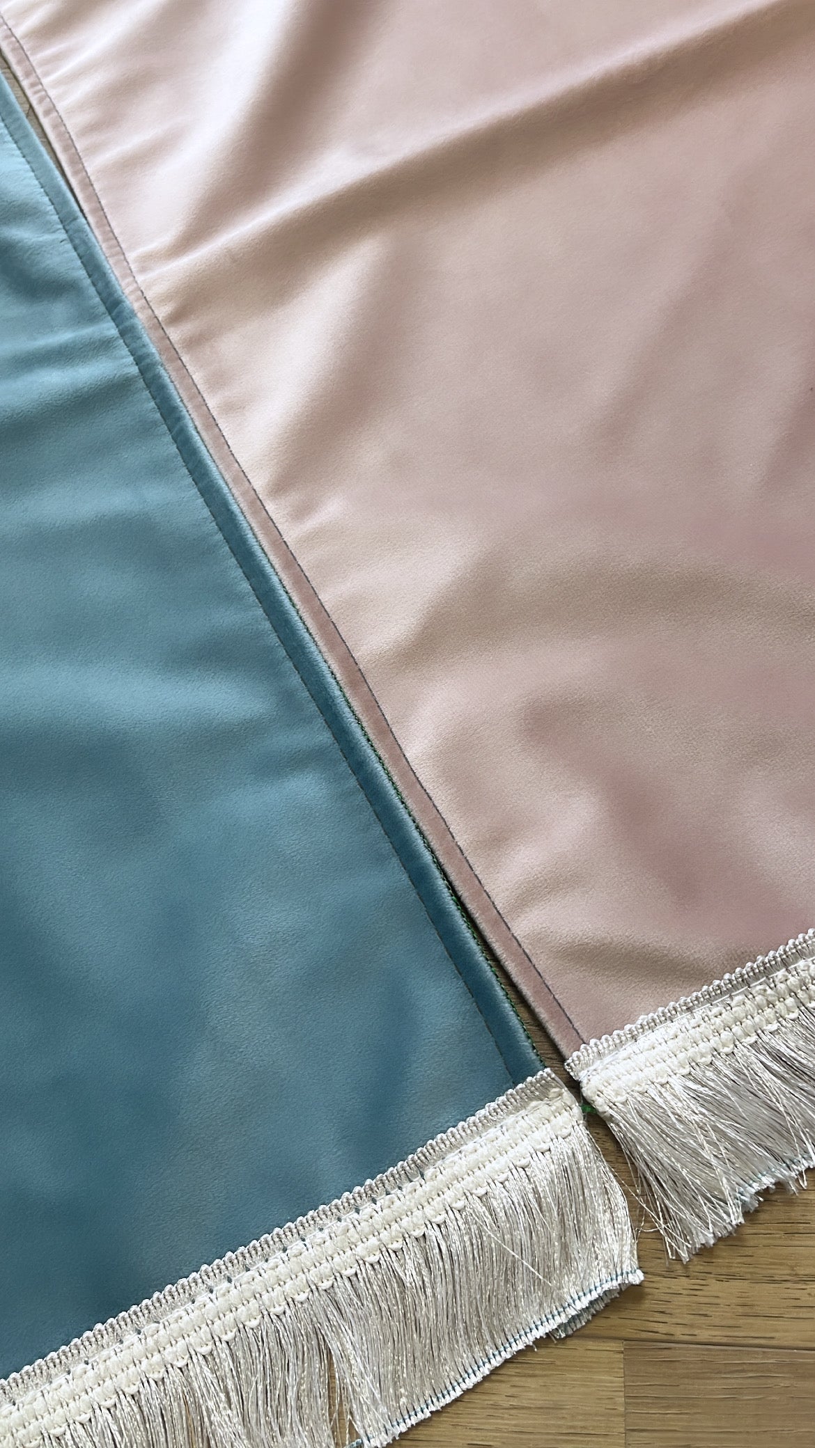 Tapis De Prière Velours Bleu Canard ( Enfant)