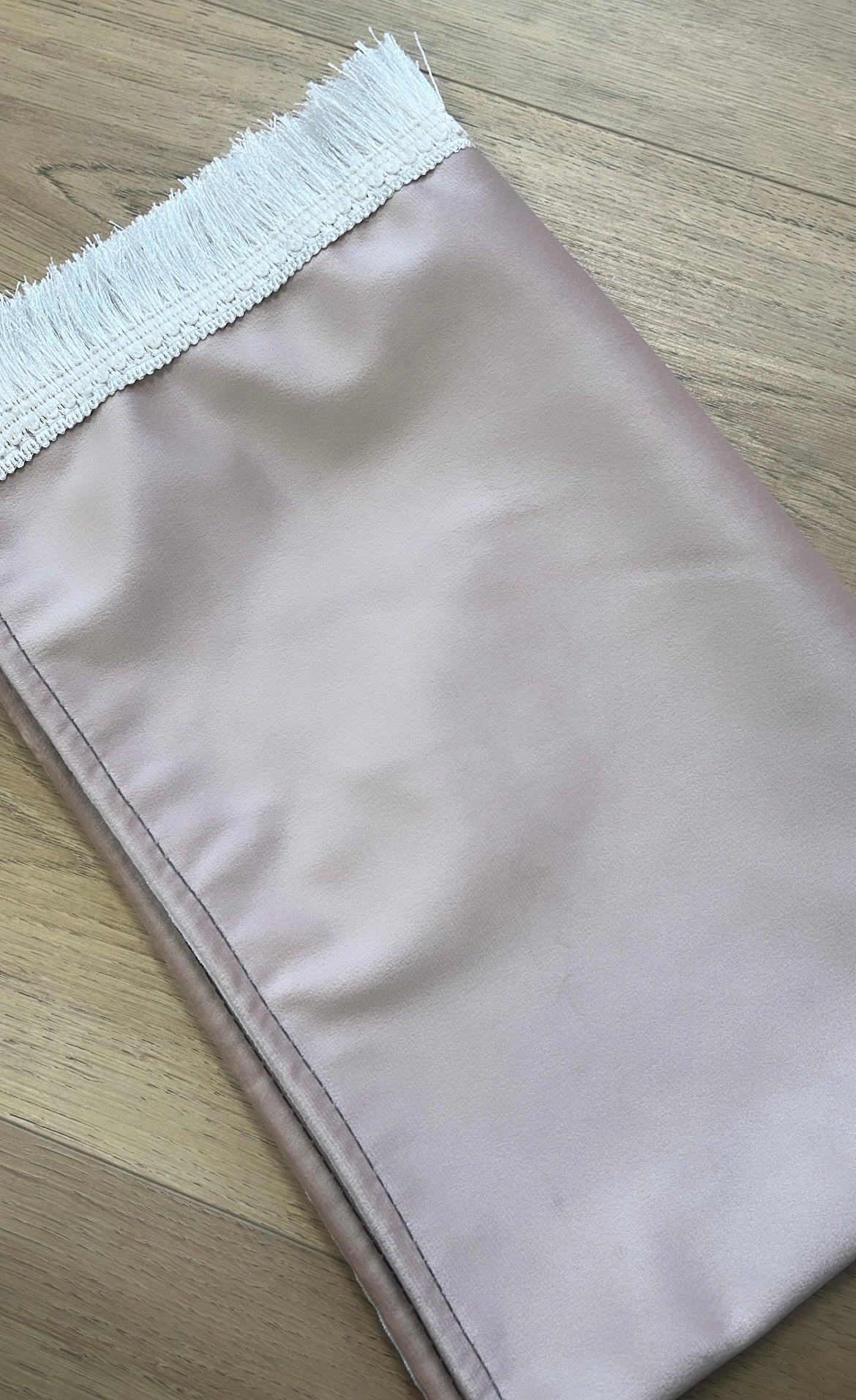 Tapis De Prière Velours Luxe Rose Poudrée (Enfant)