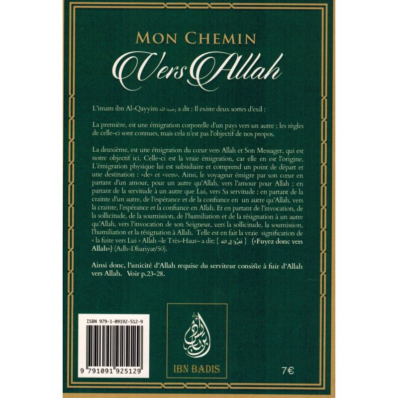 Mon Chemin Vers Allah, De Ibn Qayyim Al-Jawziyya