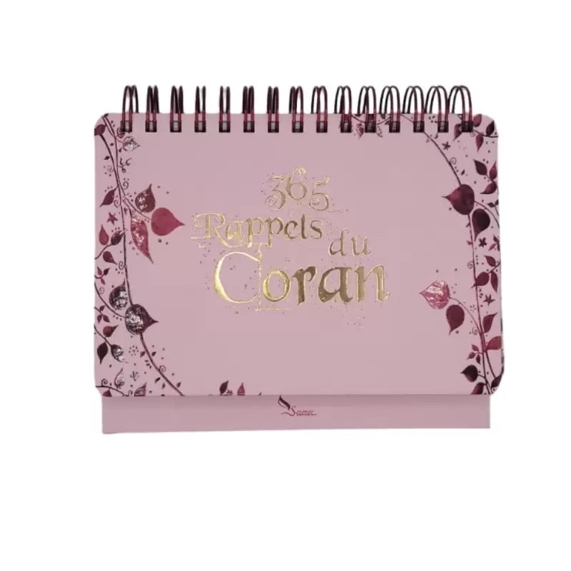 365 Rappels Du Coran - Calendrier Chevalet Rose