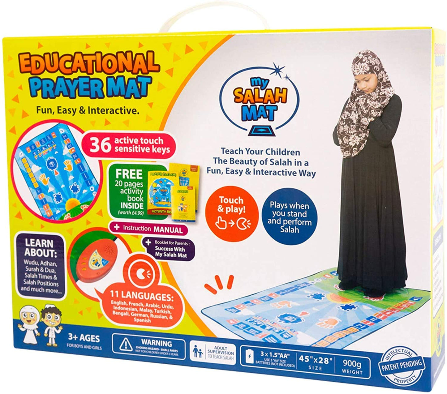 TAPIS DE PRIÈRE ÉDUCATIF INTERACTIF - MY SALAH MAT