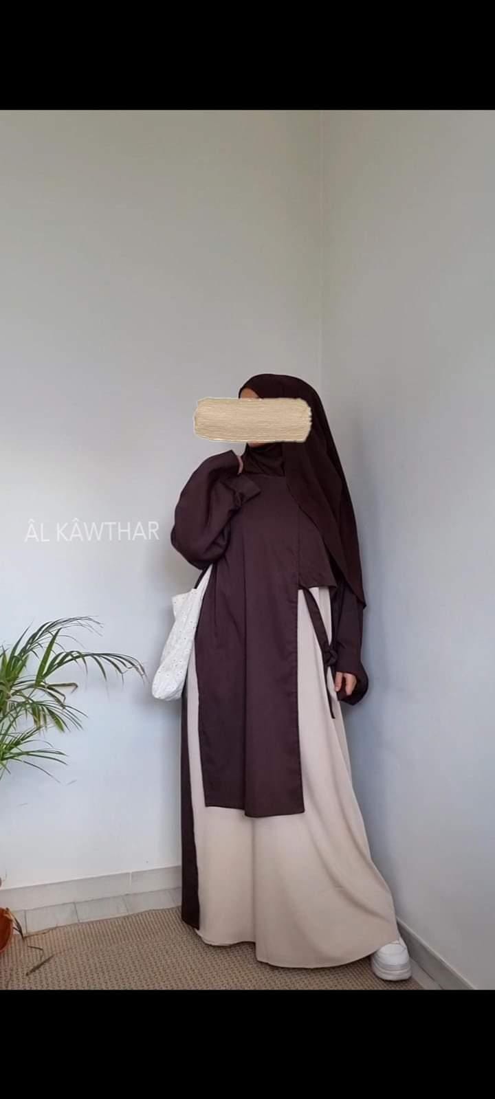 Set Osâka Chocolat / Beige - Al Kawthar Collection