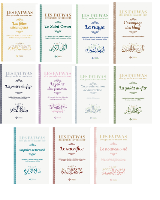 Pack "Fatwas des Grands Savants" - Tabari ( 11 livres)
