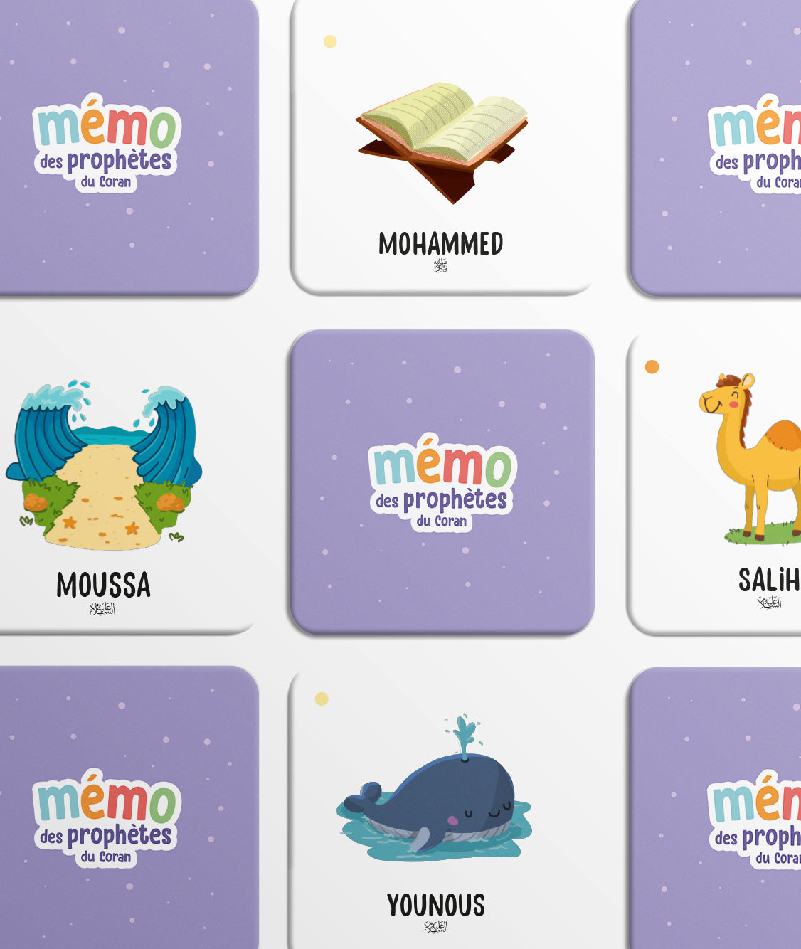 Mémo des prophètes du Coran - DEENILEARN
