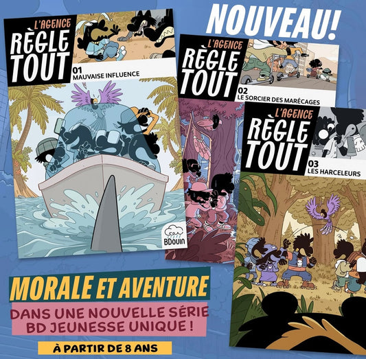 Pack nouveauté Bdouin « Agence règle tout » ( 3 tomes )