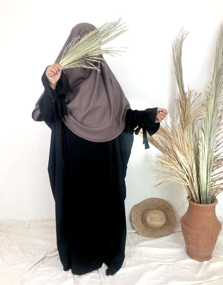 Abaya Hana noir  - Alnysa Collection