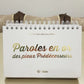 Chevalet Paroles En Or Des Pieux Prédécesseurs - Édition Tabari