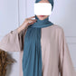 Hijab Jersey Premium Luxe - Bleu Anthracite