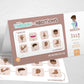 Mon tableau des ablutions - BEIGE – Mes ablutions pas à pas