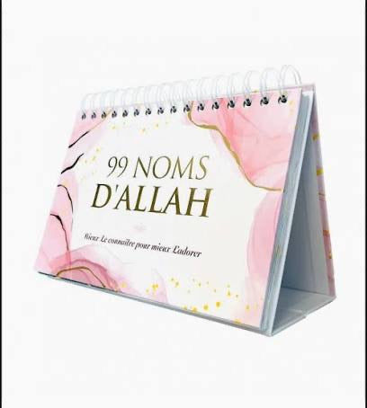 99 Noms D'Allah - Mieux Le Connaître Pour Mieux L'adorer - Calendrier Chevalet