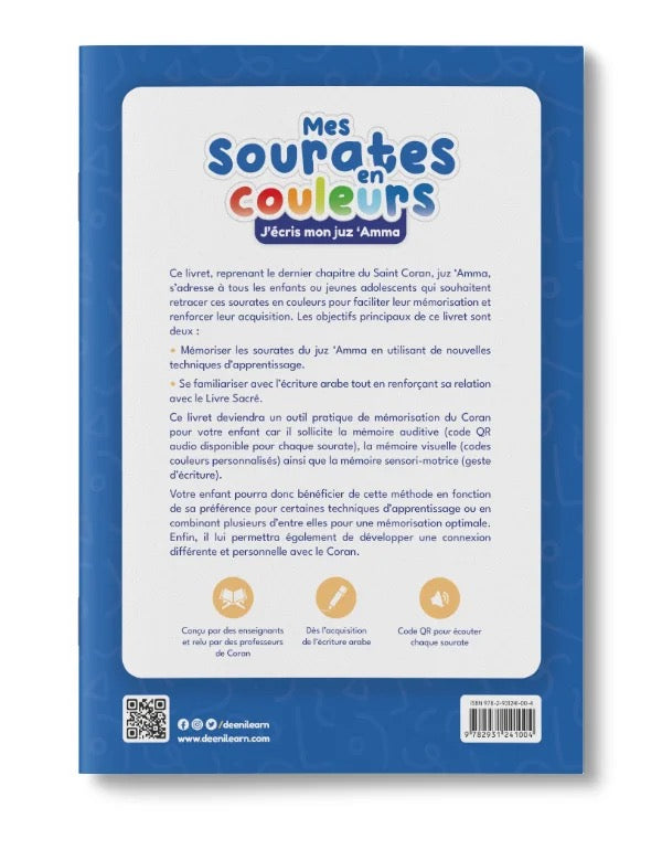 Pack : Mes sourates en couleurs Garçon et Fille (2 livres)