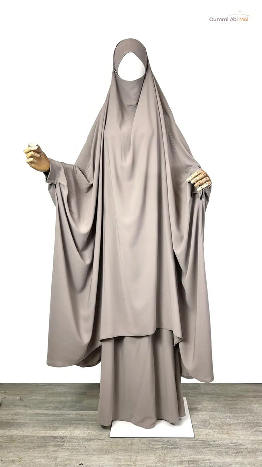 Jilbeb 2 pièces - Taupe nude - OUMMI ABI MOI