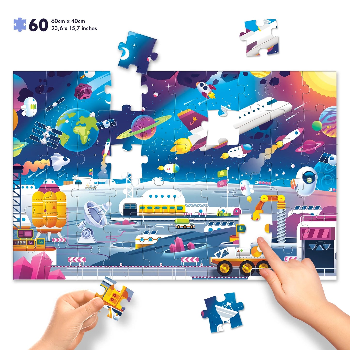 Puzzle de l'espace enfant