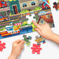 Puzzle caserne des pompiers enfants