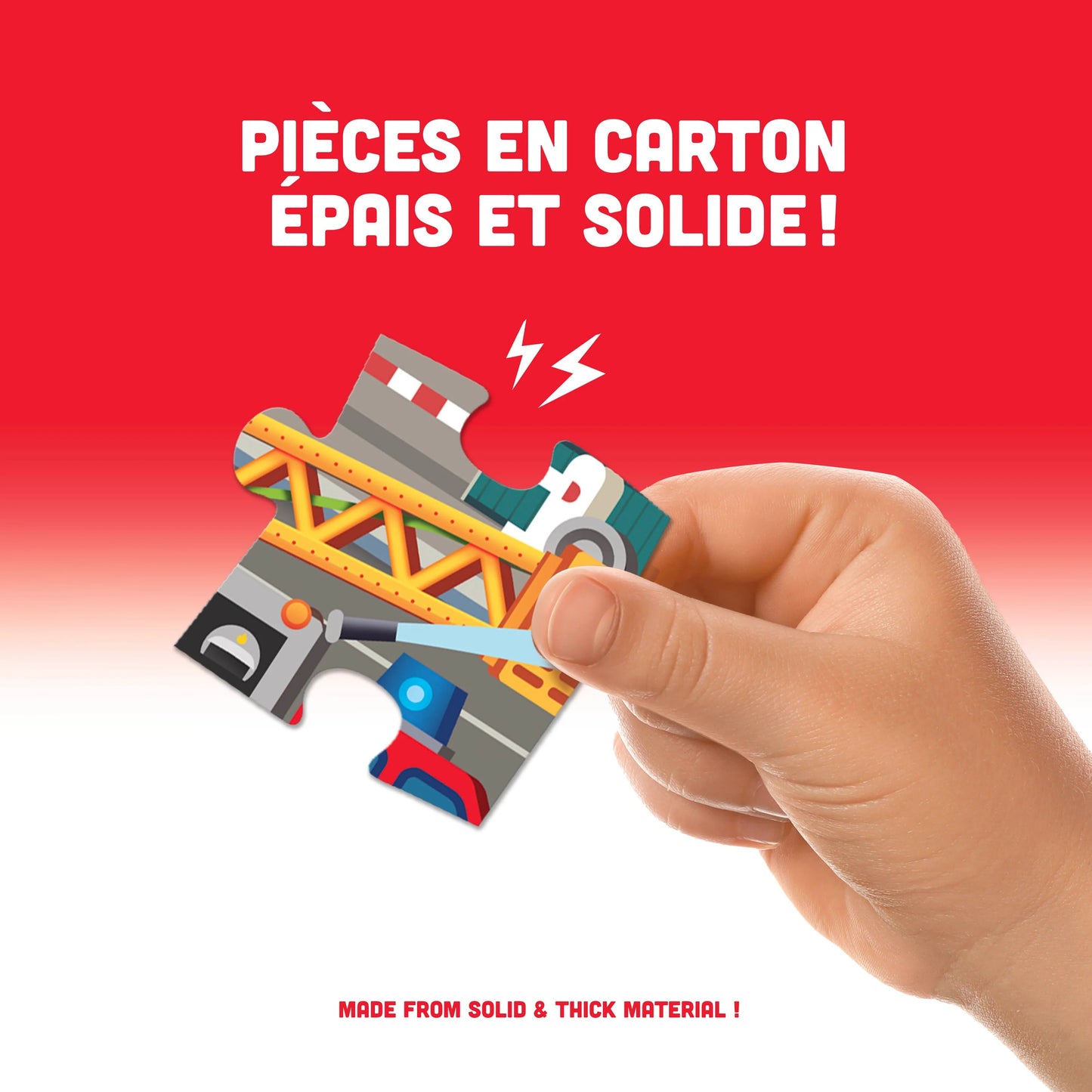 Puzzle caserne des pompiers enfants