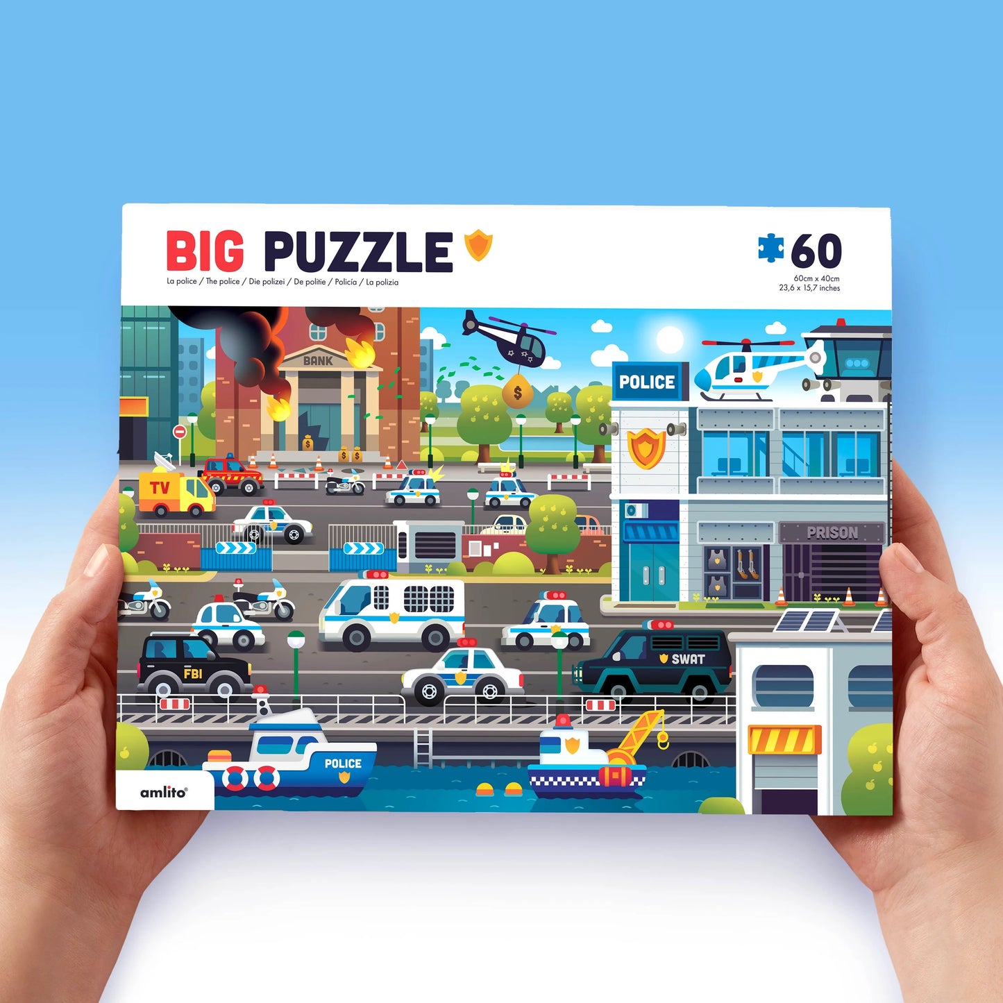 Big puzzle police