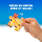 Puzzle éducatif carte du monde enfant