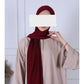 Hijab Jersey  Premium Luxe - Bordeaux