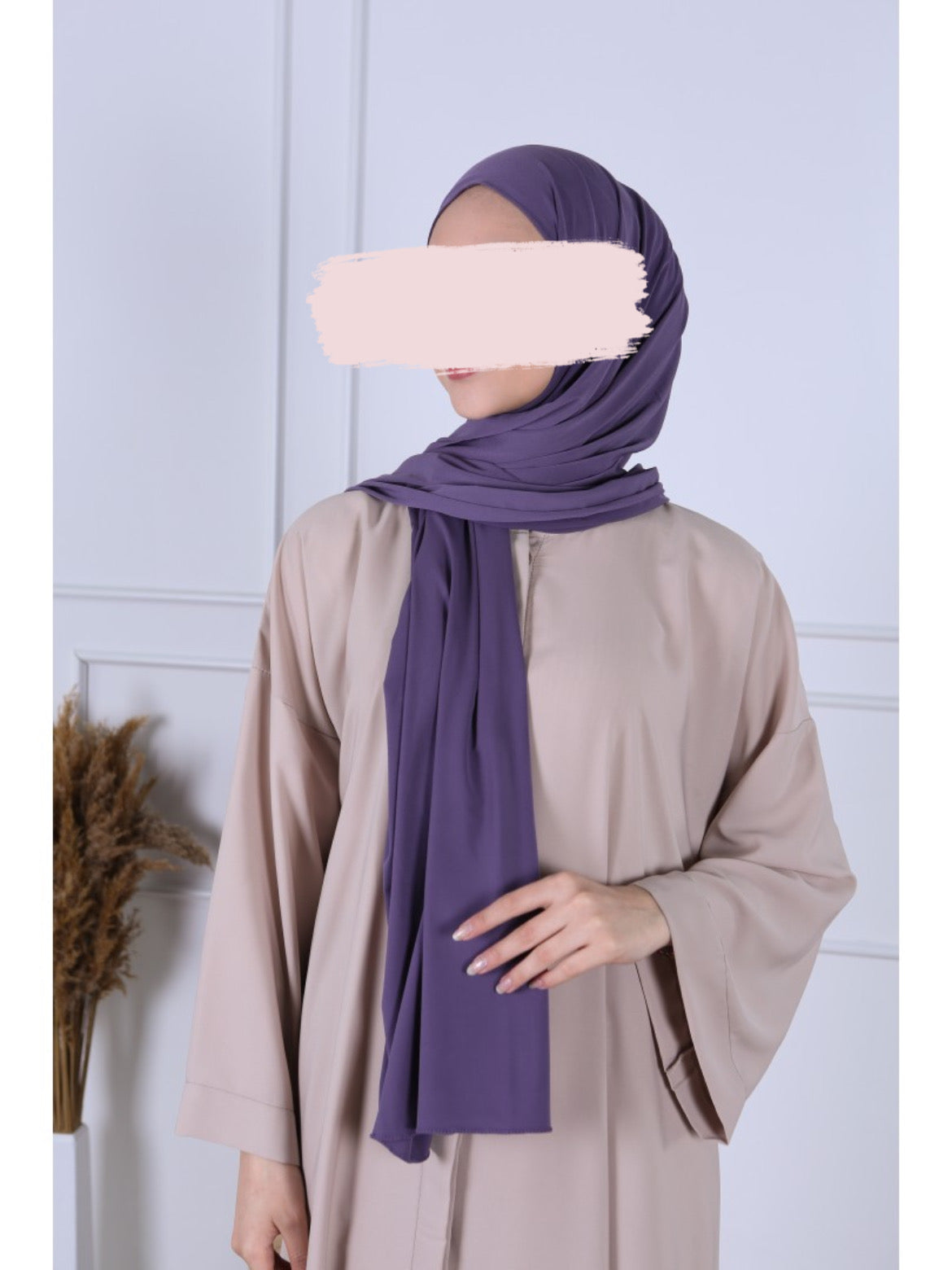 Hijab Jersey  Premium Luxe - Mauve