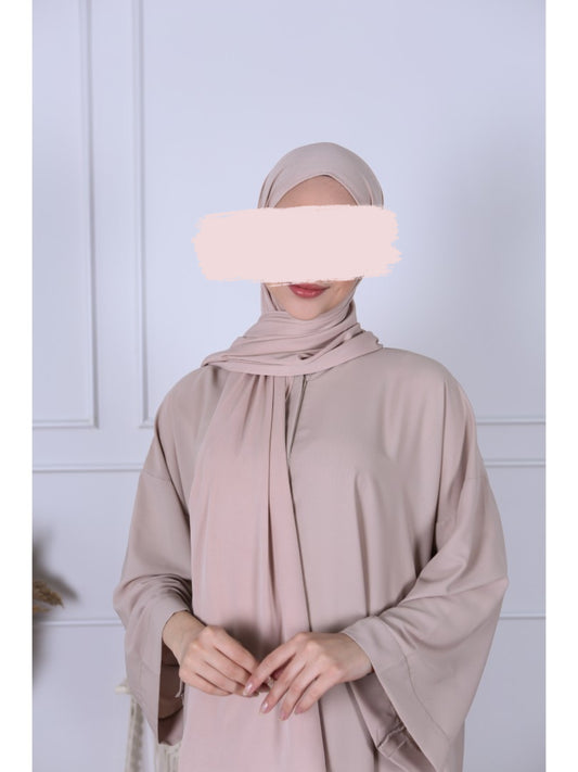 Hijab Jersey Premium Luxe - Nude