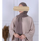 Hijab Jersey Premium Luxe - Taupe