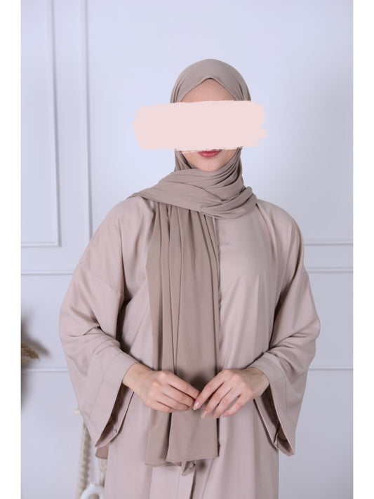 Hijab Jersey Premium Luxe - Beige nude