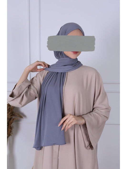 Hijab Jersey Premium Luxe - Gris Souris