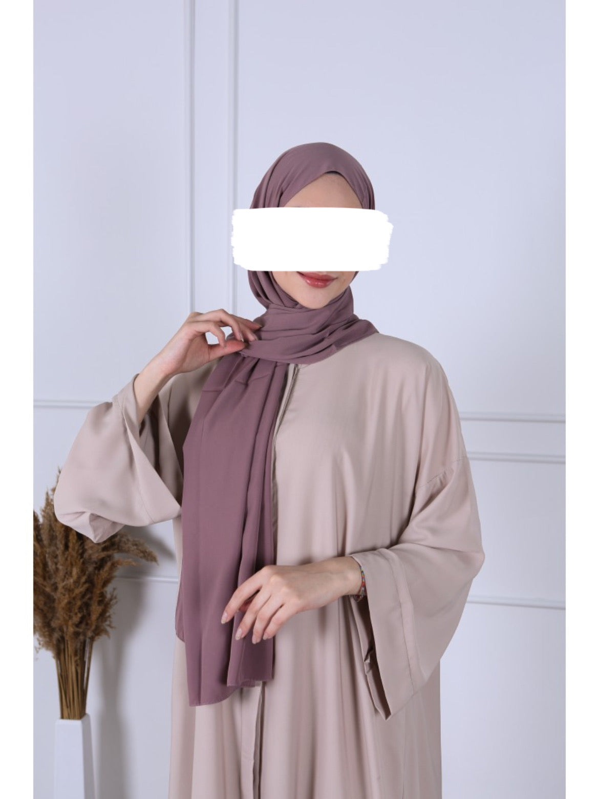 Hijab Soie de Medine - Taupe Rosé