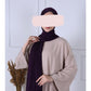 Hijab Jersey  Premium Luxe - Aubergine