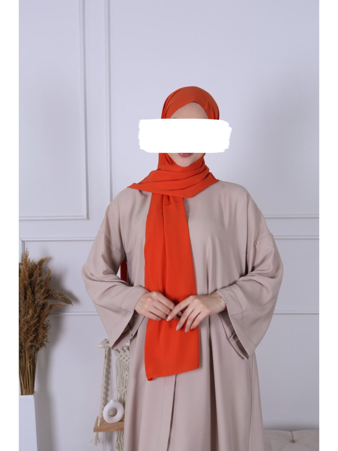 Hijab Soie de Medine - Orange