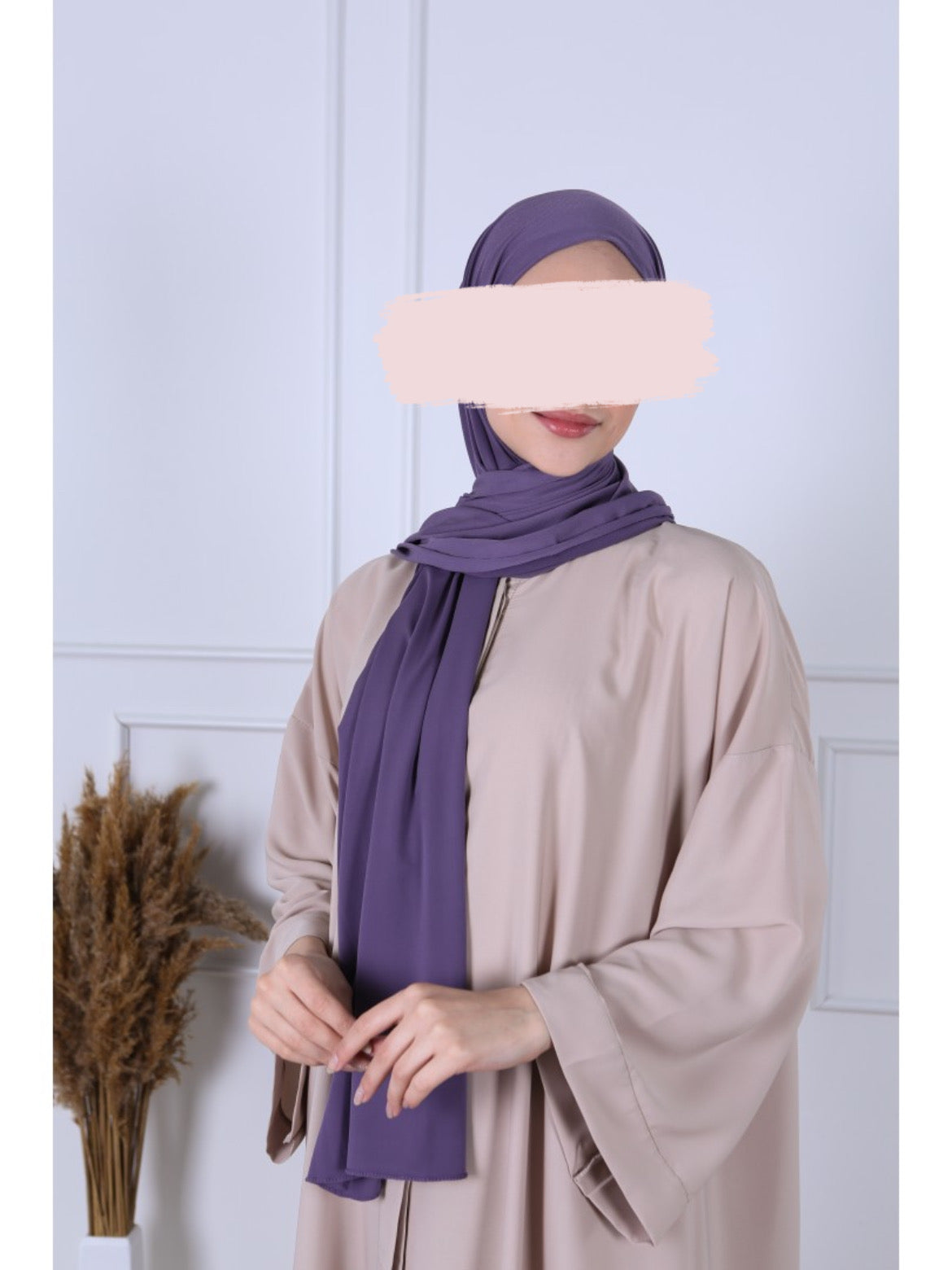 Hijab Jersey  Premium Luxe - Mauve
