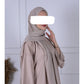 Hijab Soie de Medine - Beige Nude