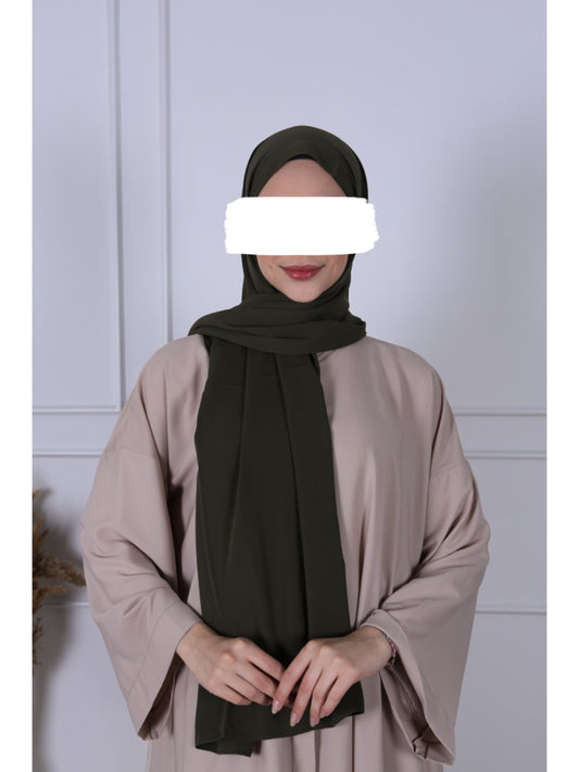 Hijab Soie de Medine - Kaki