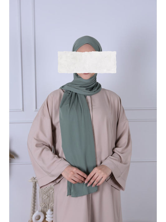 Hijab Jersey  Premium Luxe - Vert De Gris