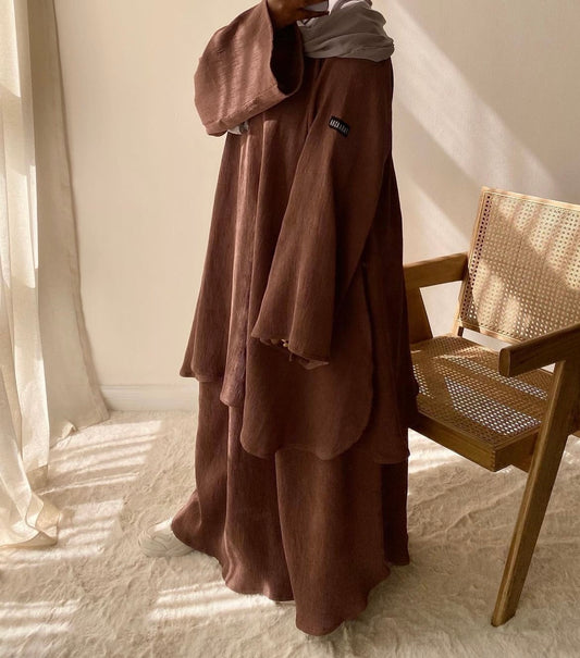 SET OVERSIZE MARRON - Faraasha