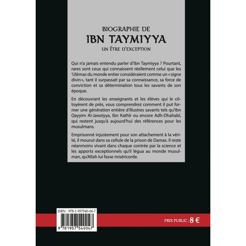 Biographie de Ibn Taymiya : un être d'exception - Édition Al Bidar