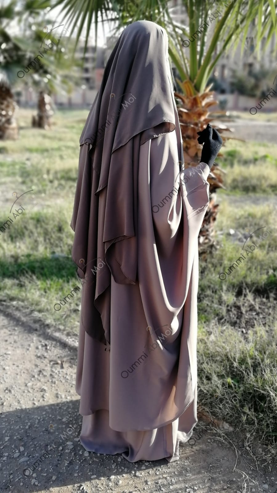 Niqab 3 voiles 1m50 - OUMMI ABI MOI